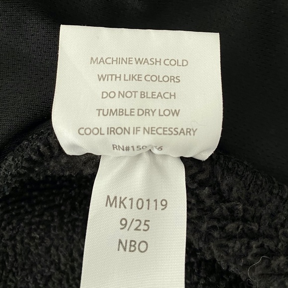 01;.ALGO PERFORMANCE BLACK ZIPPER SWEAT SHIRT HOODIE JACKET SIZE XL - Picture 9 of 13